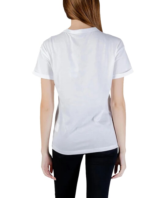 POCKET LOGO Baumwoll-T-Shirt purwei&szlig; - T-Shirts und Tops f&uuml;r Damen