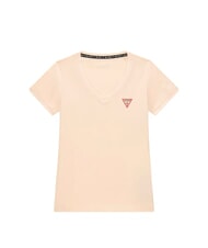 GUESS MINI TRIANGLE T-Shirt mit V-Ausschnitt kosmische Vanille - T-Shirts und Tops f&uuml;r Damen - 2