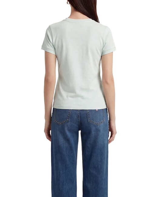 MINI TRIANGLE Schmal geschnittenes T-Shirt nebliges Blaugr&uuml;n - T-Shirts und Tops f&uuml;r Damen