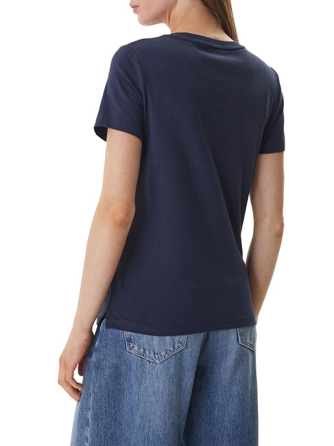 ORIGINAL LOGO Logo-T-Shirt blau geschw&auml;rzt - T-Shirts und Tops f&uuml;r Damen