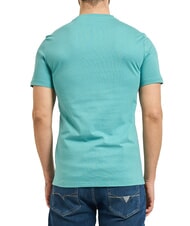 GUESS AIDY T-Shirt in der gleichen Farbe geschrieben Lagunenflut - Herren-T-Shirts - 2