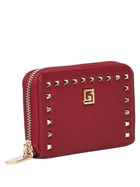 EMMA Mittelgro&szlig;e Geldb&ouml;rse mit Nieten ROT - Brieftaschen Damen