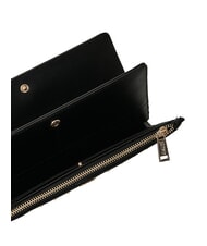GAUD&Igrave; EMMA Gro&szlig;e Geldb&ouml;rse mit Rei&szlig;verschluss SCHWARZ - Brieftaschen Damen - 3