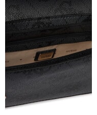 GUESS JANIE LOGO Mini-Schultertasche Kohle - Damentaschen - 4