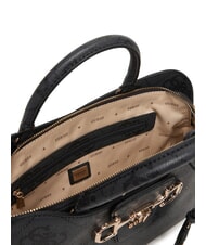 GUESS JANIE LOGO Handtasche mit Schulterriemen Kohle - Damentaschen - 6