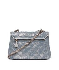 GUESS GIULLY 2 DENIM Schultertasche / Umh&auml;ngetasche Metallic-Denim - Damentaschen - 4