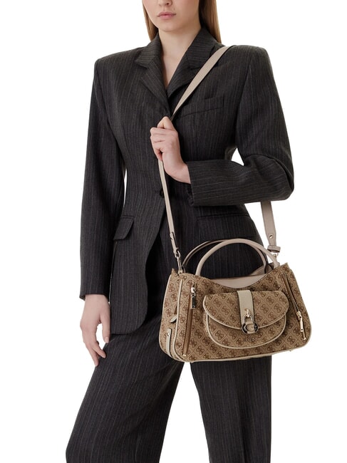 EMELIE LOGO2 Handtasche mit Schulterriemen MILCH-LOGO - Damentaschen