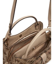 GUESS EMELIE LOGO2 Handtasche mit Schulterriemen MILCH-LOGO - Damentaschen - 5