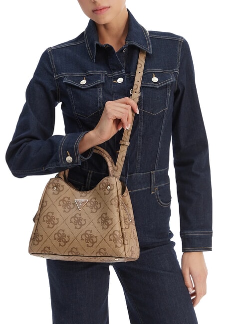 MERIDIAN 2 Handtasche mit Schulterriemen MILCH-LOGO - Damentaschen