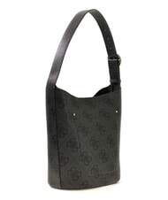 GUESS MERIDIAN 2 Schultertasche mit Beutel, mit Clutch-Tasche Kohle - Damentaschen - 2