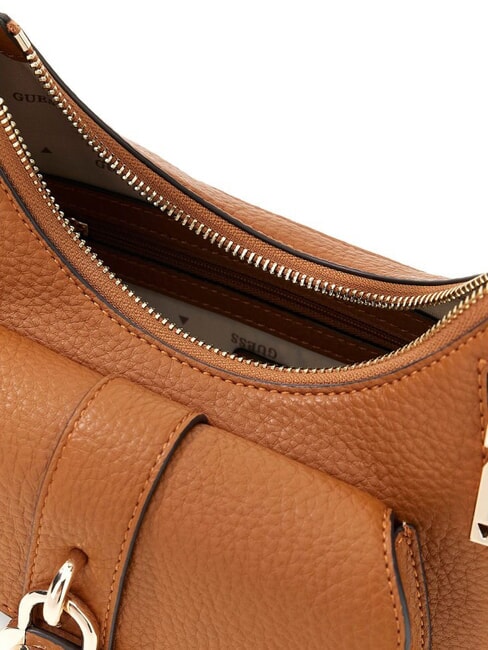 JESSA Hobo-Schultertasche Karamell - Damentaschen