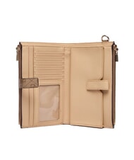 GUESS LAUREL 2 Logo-Geldb&ouml;rse Latte-Logo / braun - Brieftaschen Damen - 2