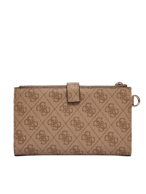 LAUREL 2 Logo-Geldb&ouml;rse Latte-Logo / braun - Brieftaschen Damen