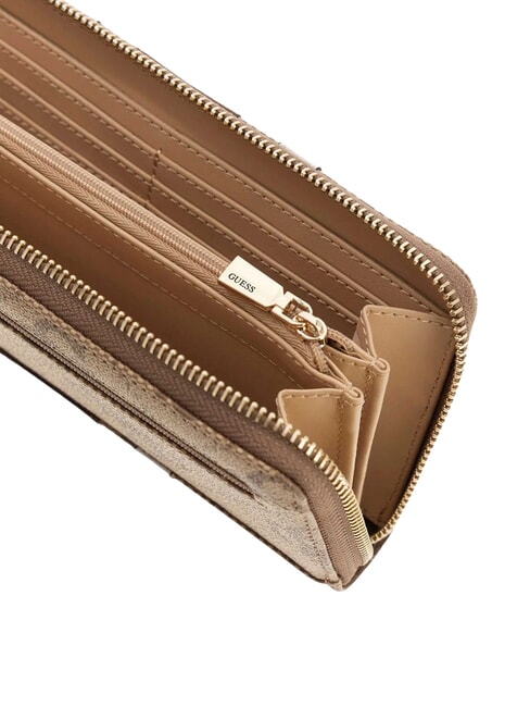 LAUREL 2 Geldb&ouml;rse mit Armband Latte-Logo / braun - Brieftaschen Damen