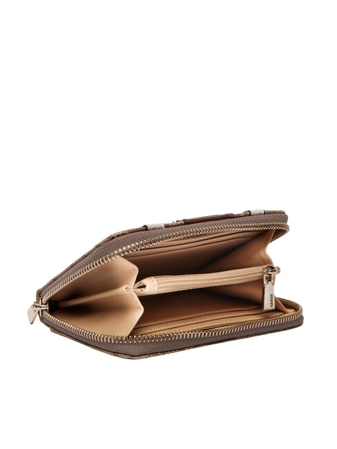 LAUREL 2 Mittlere Geldb&ouml;rse Latte-Logo / braun - Brieftaschen Damen