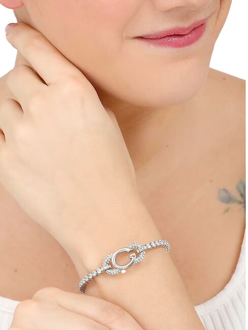 OH MY G Silbernes Armband, Anh&auml;nger mit Logo SILBER - Armb&auml;nder