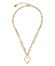 GUESS ALL YOU NEED IS LOVE Halskette mit herzf&ouml;rmigem Anh&auml;nger gelbes Gold - Halsketten - 2