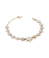 GUESS WHITE LOTUS Armband mit Lotusmotiv und mehreren Anh&auml;ngern Gold - Armb&auml;nder - 2