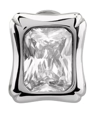 GUESS BAMBOO Silberne Ohrringe, quadratisches Modell SILBER - Ohrringe - 4