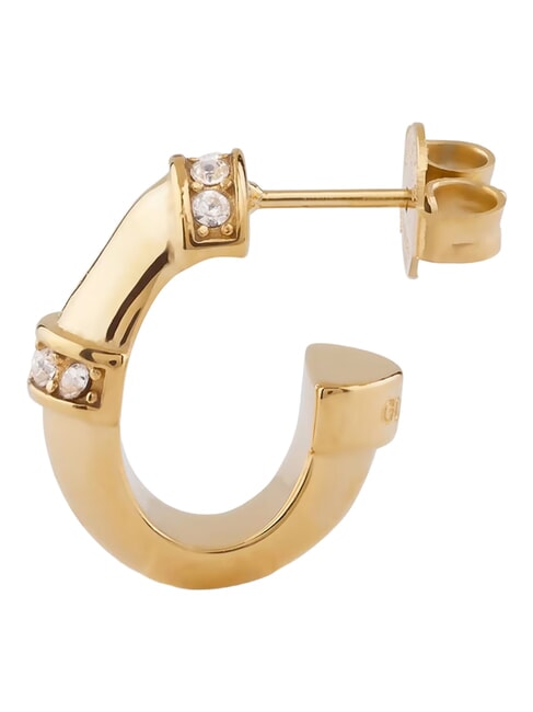 BAMBOO Ohrringe aus Gelbgold, Creolen-Modell gelbes Gold - Ohrringe