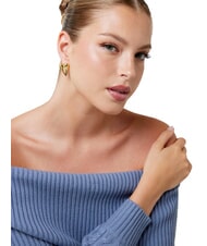 GUESS BERBERA Ohrringe aus Gelbgold, Herzform - Ohrringe