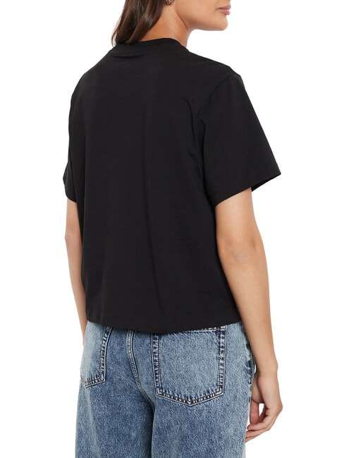 BOXY MINI TRIANGLE Baumwoll-T-Shirt jetbla - T-Shirts und Tops f&uuml;r Damen