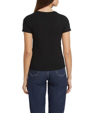 GUESS JEANS SS CN SLIM Kurzarm-T-Shirt jetbla - T-Shirts und Tops f&uuml;r Damen - 2