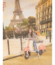 YNOT YESBAG SPECIAL Umh&auml;ngetasche aus Metall mit Umschlag Schleier Paris - Damentaschen - 3