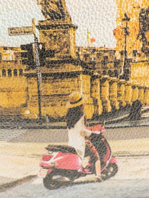 YESBAG Gro&szlig;er, ausgestellter Kosmetikkoffer R&Ouml;MISCHE FERIEN - Beauty-Case