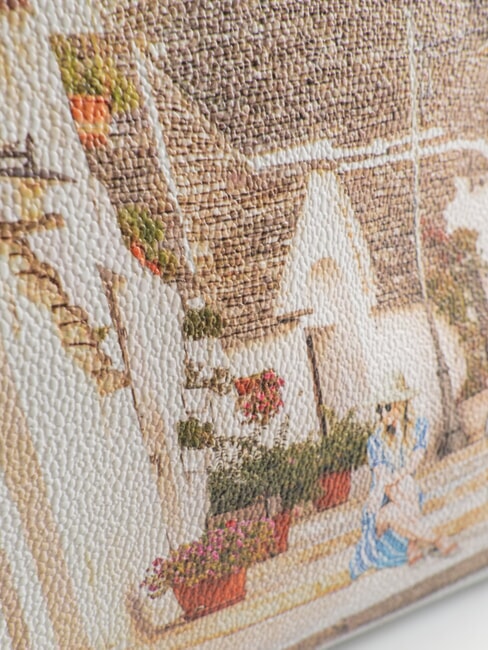 YESBAG Gro&szlig;er, ausgestellter Kosmetikkoffer Apulien Sommer - Beauty-Case