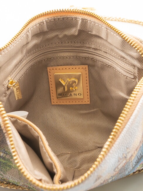 YESBAG Kleine Clutch mit Schulterriemen blumenreicher Kanal - Damentaschen