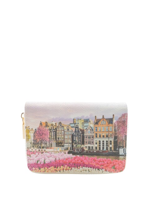 YESBAG Mittelgro&szlig;e, kompakte Geldb&ouml;rse Tulpen - Brieftaschen Damen
