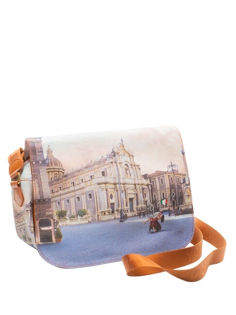 YESBAG Umh&auml;ngetasche mit &Uuml;berschlag Catania-Kathedrale - Damentaschen