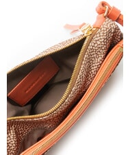 BORBONESE CLASSICA Umh&auml;ngetasche beige/rote Papaya - Damentaschen - 5