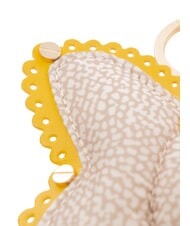 BORBONESE Farfalla Schl&uuml;sselanh&auml;nger Sand/Safran - Schl&uuml;sselanh&auml;nger und Schl&uuml;sseletuis - 3