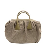 BORBONESE VIS-A-VIS Maxi-Handtasche mit Schulterriemen Olive - Damentaschen - 4