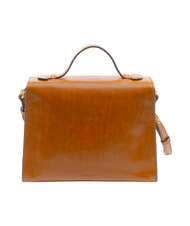THE BRIDGE IRENE Schultertasche aus Leder Cognac / Gold - Damentaschen - 4