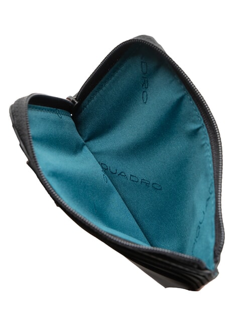 CORNER SPECIALE GOMMATO Zip-Kartenhalter Schwarz - Brieftaschen Herren