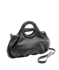 BORBONESE VIS-A-VIS Handtasche mit Schulterriemen aus Leder Schwarz - Damentaschen - 2