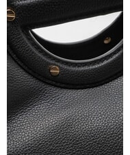 BORBONESE VIS-A-VIS Handtasche mit Schulterriemen aus Leder Schwarz - Damentaschen - 3