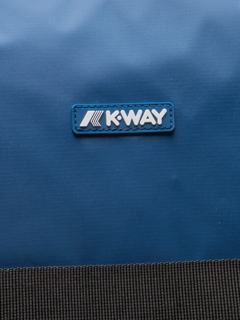 BLOSSAC  Mittelgro&szlig;er wasserdichter Trolley blaues Abzeichen-schwarz - Halbharte Trolleys