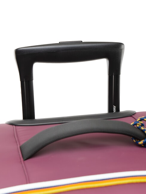 BLOSSAC  Mittelgro&szlig;er wasserdichter Trolley violett-malvenfarbenes Weinrot - Halbharte Trolleys