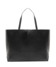 GIANNI CHIARINI MAYA Leder-Einkaufstasche Schwarz - Damentaschen - 3
