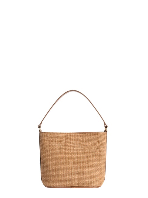 RAFIA COAST Mini-Eimertasche TABAK - Damentaschen