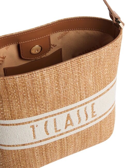 RAFIA COAST Mini-Eimertasche TABAK - Damentaschen