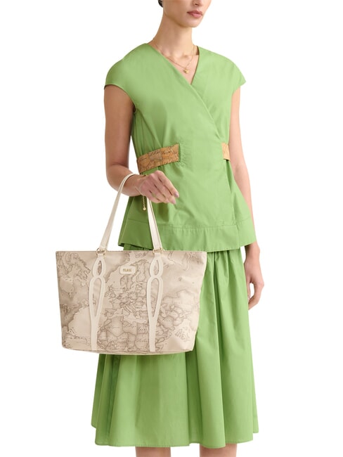 SOFT PETALS Einkaufstasche aus Stoff Bast - Damentaschen