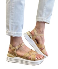 ALVIERO MARTINI PRIMA CLASSE GEO Keilsandale NAT&Uuml;RLICH - Damenschuhe - 4