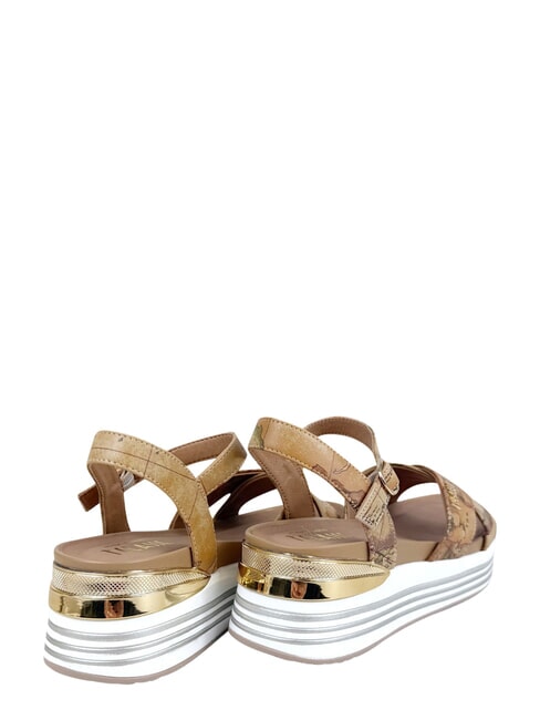 GEO Keilsandale NAT&Uuml;RLICH - Damenschuhe