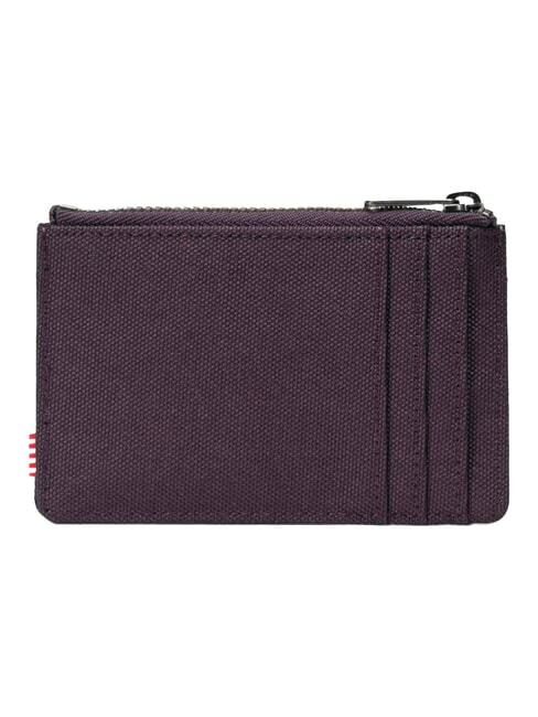 OSCAR Flaches Kartenetui mit Rei&szlig;verschluss Pflaume perfekt - Brieftaschen Herren