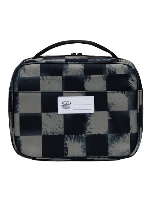 POP QUIZ Thermo-Lunchtasche schwarze Schablonen-Checker - Taschen und Accessoires f&uuml;r Kids